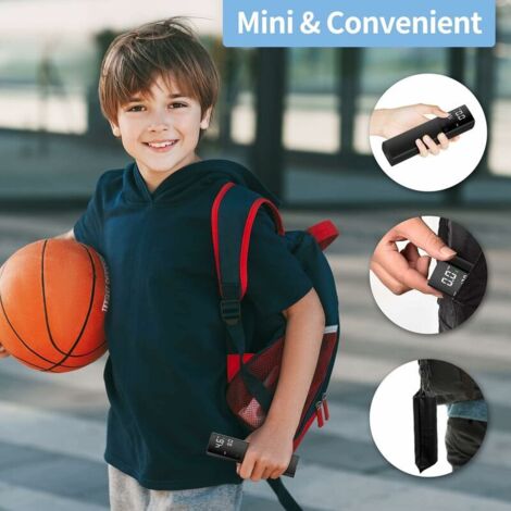 Mini Pompe à Air - Gonfleur Pour Vélo Et Ballons, Avec Aiguille Et Cordon