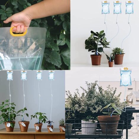 Kit Irrigation Goutte-à-goutte 20 Pièces – Débit Réglable 0-200 L/h, Micro-buses, Pour Plantes En Pot, Jardin, économie D’eau