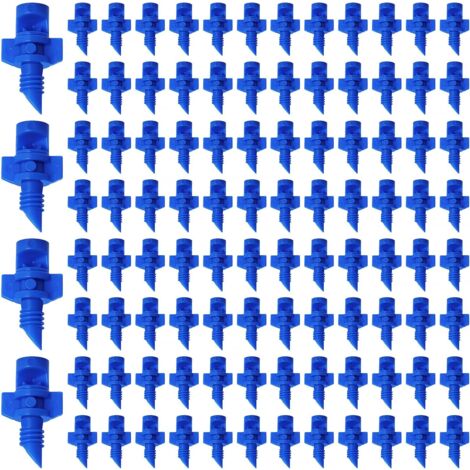 150 Micro Buses D'arrosage Jardin - 90°/180°/360° - Kit Irrigation Goutte à Goutte Pour Pelouse Et Potager - 12