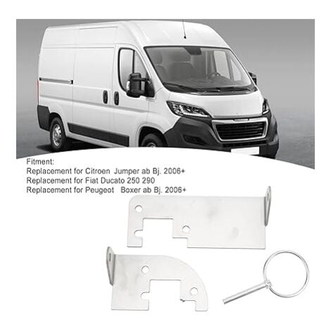 SHINING HOUSESécurité de porte de camping-car, sécurité antivol de porte métallique pour Ducato 250 290