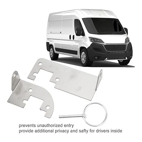 SHINING HOUSESécurité de porte de camping-car, sécurité antivol de porte métallique pour Ducato 250 290
