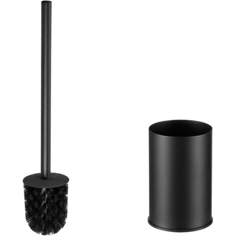 SHINING HOUSE WC Suspendu Noir Support Mural Brosse de Toilette Noir 304 en Acier InoxydableLa taille est 38  9  13 (cm)