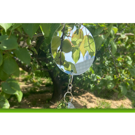 GARDIGO® 3 Moulins à Vent Jardin Repulsif Oiseaux | Effaroucheur Pigeons Oiseaux, Hérons, Corbeaux, Pies, Vanneaux Et Moineaux | Effet Dissuasif Réfléchissant Par Rotation