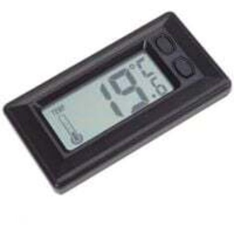 Thermomètre Intérieur Carpoint - Argent/Noir, Plage -15°C à +55°C - Précision Et Lisibilité