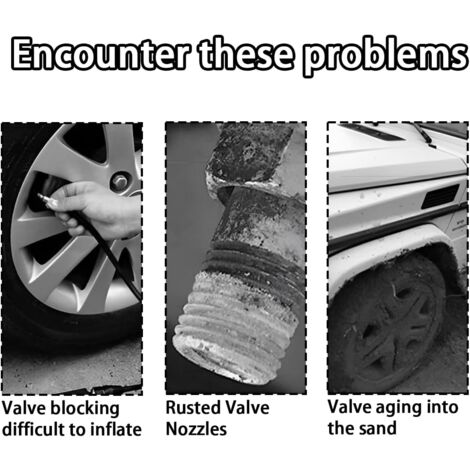 GaRhomxy Lot De 4 Bouchons De Valve De Pneu De Voiture En Métal Pour