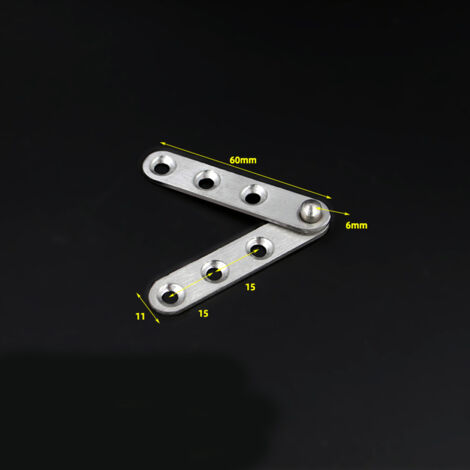 Charnière Pivot Porte En Acier Inoxydable 100mm - Rotation 360° - Neuf Uxcell