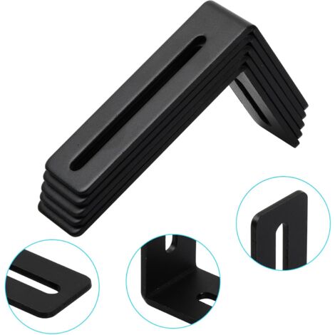 2 Connecteurs D’angle Réglables Pour Tube Rond 25 Mm – Acier, Réglage 90° à 180°, Pour Rideaux