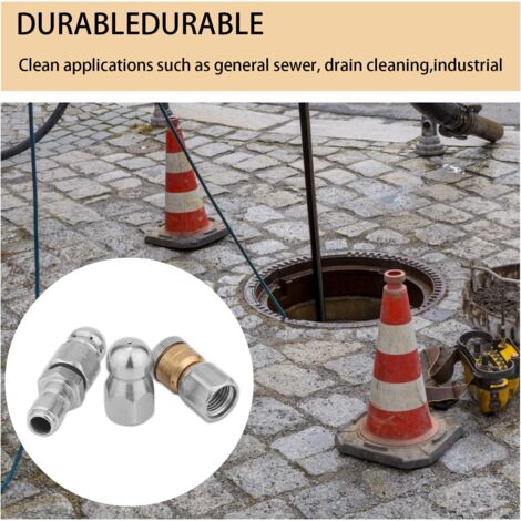 BUSE DE JET De Tuyau D'égout Haute Pression En Acier Inoxydable 38