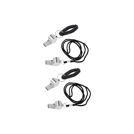 Olakin Sifflets En Acier Inoxydable, étal Sifflet De Sport Avec Cordon