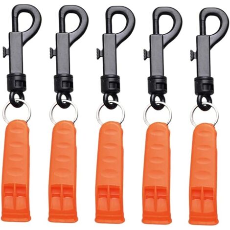 Sifflet De Survie 120 DB, Flottant, Avec Lanière Réfléchissante, Lot De 2, Pour Kayak, Rando, Camping