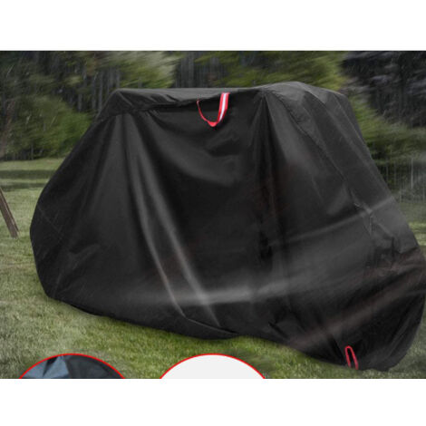 Housse De Protection Vélo Noire – Élastique, Anti-poussière, Pour Tout Type De Vélo