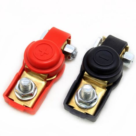 Bornes Batterie Relocalisées 250A – Kit Bornes Cavalier Voiture/Camion/Bateau Avec Couvercle Étanché – 20 Mm