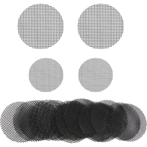 Tampon Paille De Trou De Pot Fleur, 5 Pièces Tapis Grille De Fond De Bonsaï En PE Écrans Trou De Drainage Carrés Empêchent La Perte De Sol (30x10cm