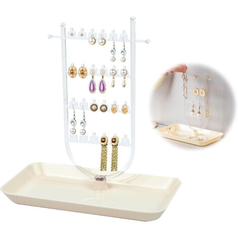 Lot De 20 Supports Pour Boucles D'oreilles DIY - Plateaux à Cabochon Vierges Pour Création Bijoux, Fabrication Artisanale