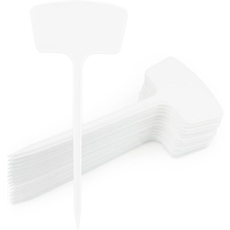 40 étiquettes De Jardin En Bambou – 6x10 Cm – Pour Marquer Légumes, Herbes, Fleurs – Style Tableau Noir