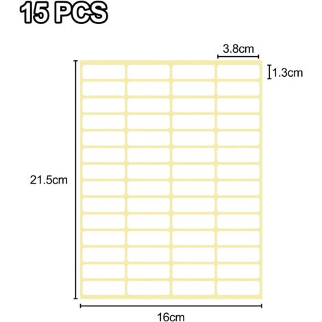 100pcs étiquettes Autocollantes Et étiquettes Autocollantes Blanches