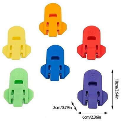 Lot de 6 ouvre-botes manuels faciles colors pour canettes de