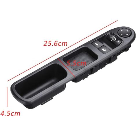Bouton Lève-vitre Peugeot 307 2 Vitres électriques - Référence 96351622XT, Neuf
