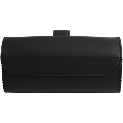 Organisateur Voiture Cartes Pièces Clés Boîte De Rangement Voiture Pour Lunettes - Support Pare-soleil Cuir PU - Porte Cartes, Monnaie, Clés Support Lunettes Voiture