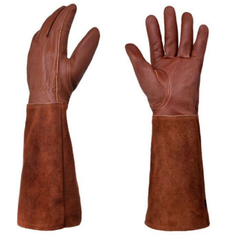 Gants De Jardinage WEILONGB Longs Et Résistants - Protection Niveau 5, Manches Longues