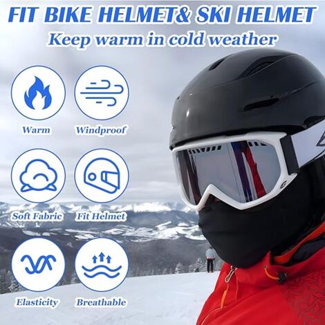 Cagoule ROTTO Polyvalente - Moto, Ski, Vélo - Respirante Et Chaude - Unisexe - Taille Unique