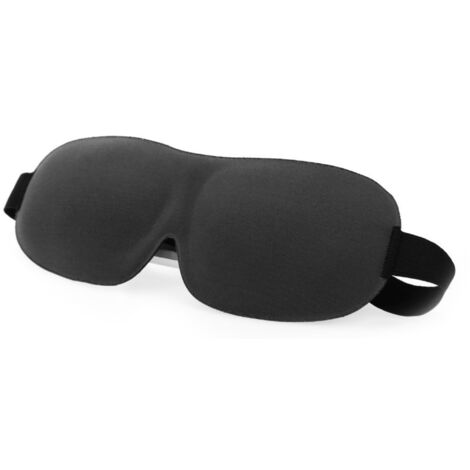 Masque de sommeil sans fil Bluetooth 3D pour hommes et femmes, design élargi pour les personnes qui dorment sur le côté, masque de sommeil 100 % bloquant la lumière, cadeaux créatifs