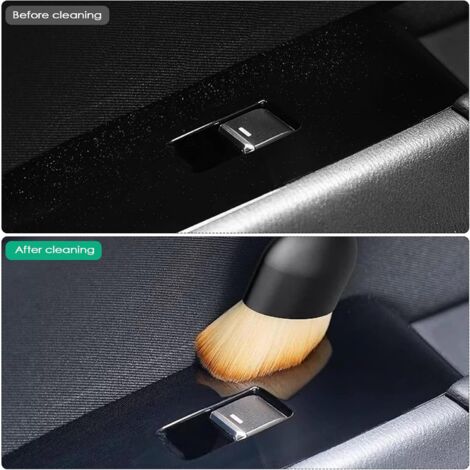 Zamety 4 Pièces Kit Pinceaux Nettoyage Voiture - Brosse Detailing Auto Douce Pour Intérieur, Tableau De Bord Et Bouches D'Aération