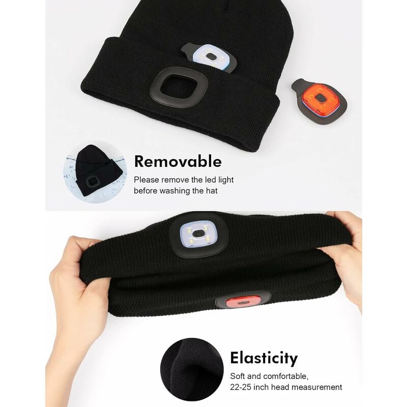 Acheter Bonnet Bluetooth avec écharpe Bonnet en tricot rechargeable  Bluetooth avec chapeau mains libres sans fil Outil de course d'hiver pour  hommes et femmes