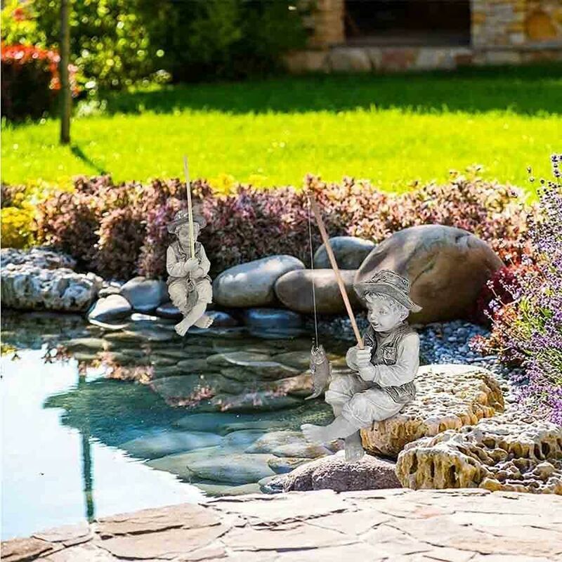 15 Frederic the Little Fisherman of Avignon Outdoor Garden Statue