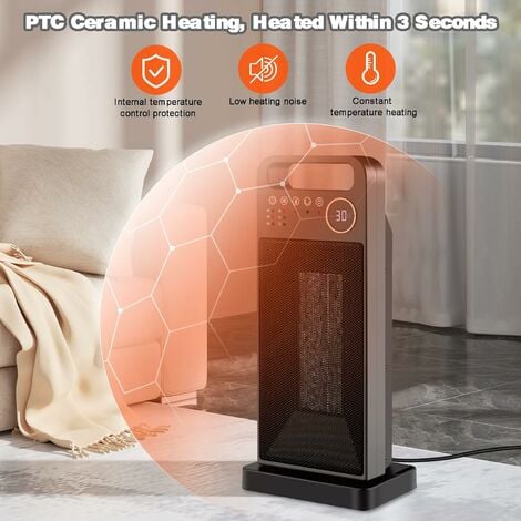 Ventilateur de chauffage électrique en céramique Ptc vert portable petit  radiateur en céramique Mini radiateur soufflant