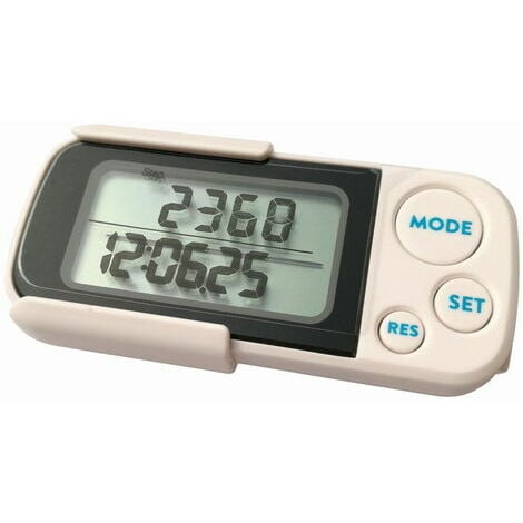 Podomètre de fitness 3d avec fonction de mémoire de 7 jours, compteur de  pas avec clip de mousqueton Distance / calorie / temps
