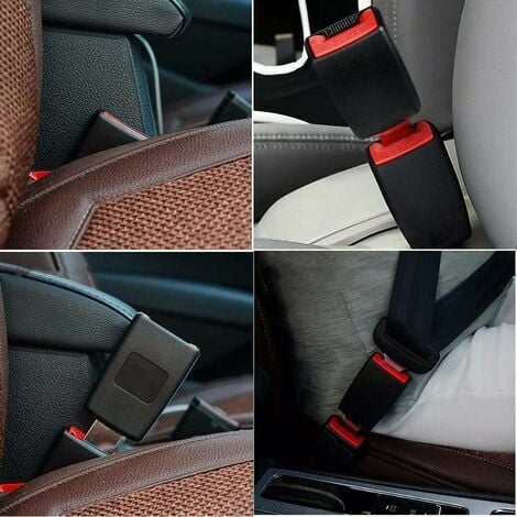 Support de boucle de ceinture de sécurité, languette de verrouillage de  ceinture de sécurité à deux