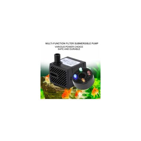 Pompe Submersible Ultra silencieuse pour Aquarium 3W/4W/5W/6W, filtre de  fontaine à eau 220V-240V 50HZ, prise ue - AliExpress