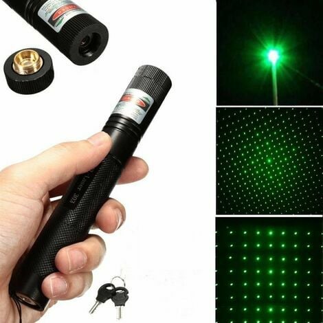 Pointeur laser vert rechargeable avec batterie amovible