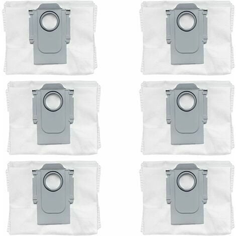 Lot de 6 sacs à poussière pièces de rechange accessoires pour Xiaomi  Roborock Q7 Max Q7 Max+ Q5+ Roborock S7 Pro Ultra S7 MaxV Ultra Robot  Aspirateur Sacs thsinde