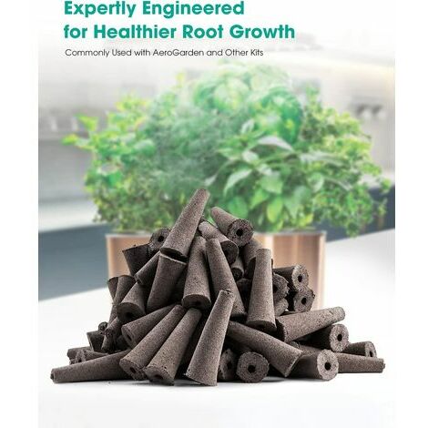 Paquet de 100 éponges de croissance, éponges de croissance des racines de  rechange compatibles avec AeroGarden