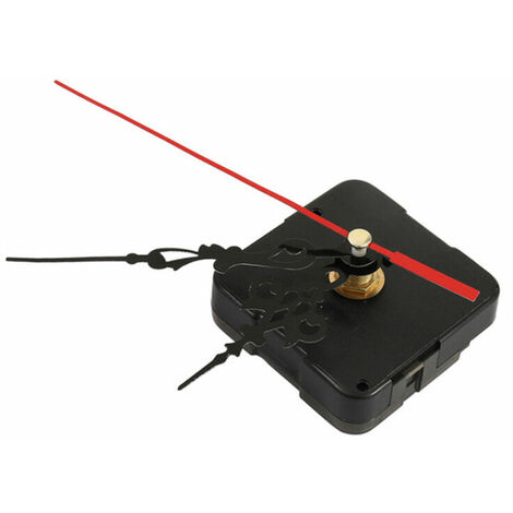 Mécanisme D'horloge Quartz 15mm Avec Aiguilles - Noir - Pour Bricolage Et Réparation