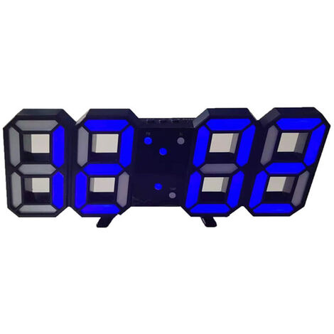 Horloge LED DIGITALE Bleu - Horloge - Pendule BUT