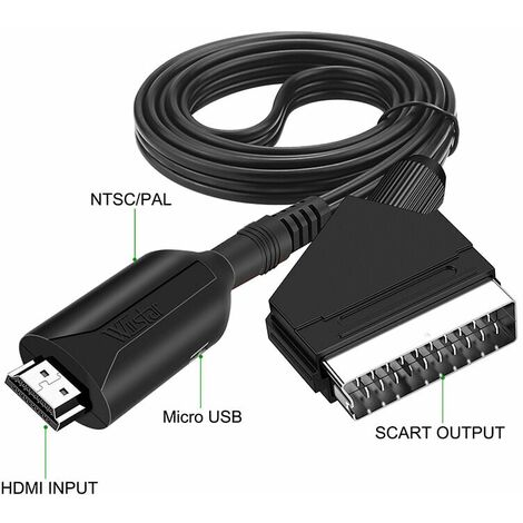 Câble HDMI – Câble adaptateur HDMI double hdmi mâle à double hdmi femelle 1  à 2 voies pour HDMI HD, 1 entrées 2 sorties/câble adaptateur HDMI double