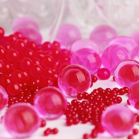 Perles d'eau, 50 000 Pcs Perles de cristal d'eau colorées pour