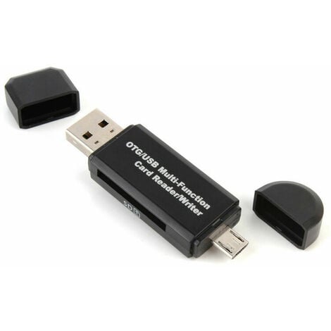 Lecteur Cartes mémoire SD et Micro SD USB 2.0 blanc