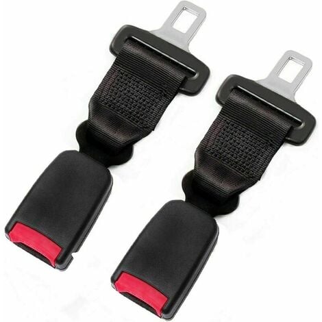 Lot de 2 rallonges de ceinture de sécurité spécifiques au véhicule,  extension de ceinture de sécurité de voiture, accessoires d'allongement de