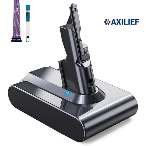 Axilief – Batterie Li-ion 21.6V 5000mAh pour Dyson V7 – Performance fiable et durable – Compatible avec modèles V7 Absolute, Fluffy, Animal Pro (1/3)