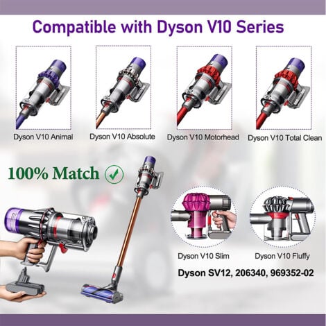 25.2V 5000mAh Batterie pour Dyson V10 SV12 V10 Motorhead V10 Fluffy V10 Total Clean