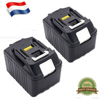 Axilief – Pack de 2 batteries Li-Ion 18V 6.0Ah pour outils Makita – Autonomie prolongée – Compatible avec BL1860B DGA452Z DGA506Z