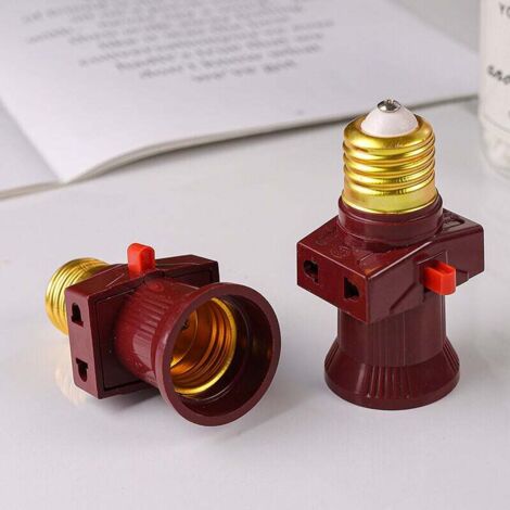 Lot De 3 Douilles Voleuses E27 Avec Interrupteur SIM GOLD LEAF – Neuf, Prêt à Installer
