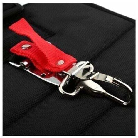 Harnais à Double Bandoulière Rembourrée Boutonnage Sécurité Bretelles pour Débroussailleuse Tondeuse et Taille-Bordures Épaule Rembourrée Boutonnage Sécurité Noir
