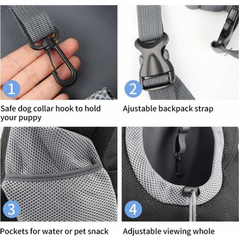 Pet Carrier Sac BandouliÃ¨re Pour Chien Dog Carrier Sac A Dos