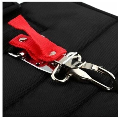 Harnais à Double Bandoulière Rembourrée Boutonnage Sécurité Bretelles pour Débroussailleuse Tondeuse et Taille-Bordures Épaule Rembourrée Boutonnage Sécurité Noir