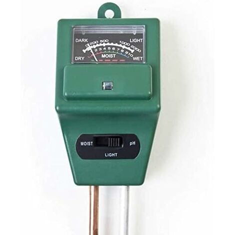Testeur de sol 4 en 1 - Humidimètre du sol - Capteur d'humidité du sol -  Capteur d'humidité du sol ，noir+jaune，3307055MM